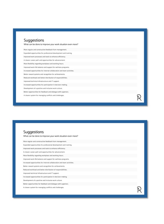 Verbatim / open-ends slides